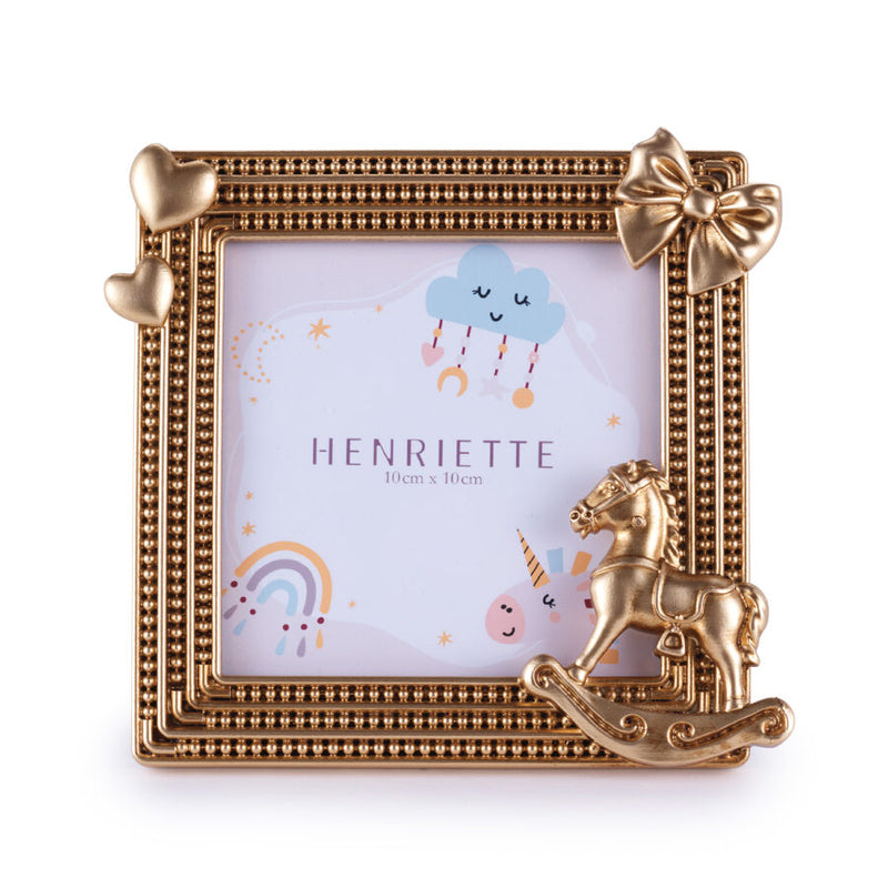 CORNICE CAVALLINO ENFANT HENRIETTE - in resina - 10x10cm | Adele Chérie