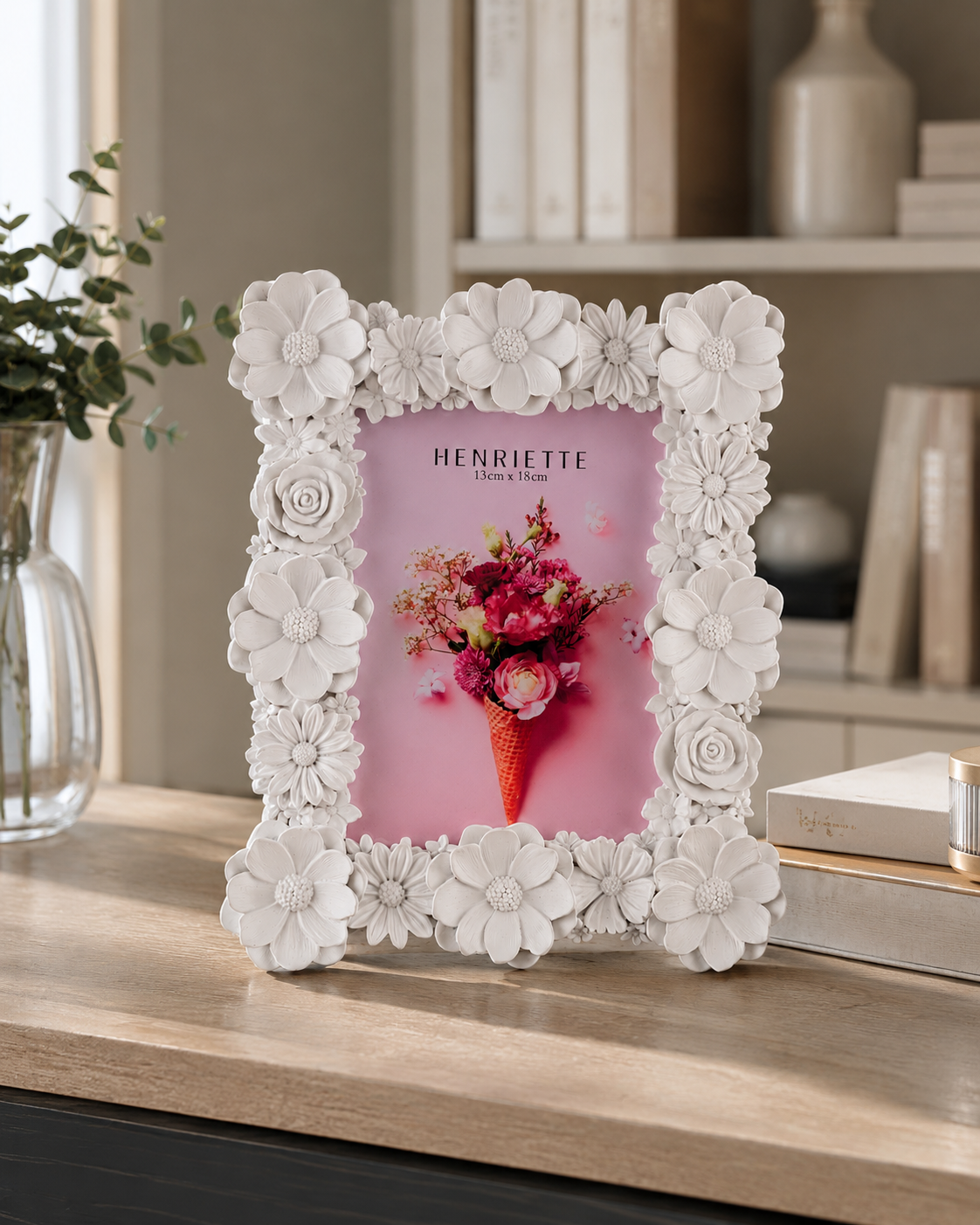 CORNICE FLOWERS HENRIETTE | in resina | varie misure