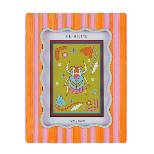 CORNICE GOOD VIBES VERTICAL HENRIETTE - in resina vari colori - 18x23cm - foto 2 | Adele Chérie
