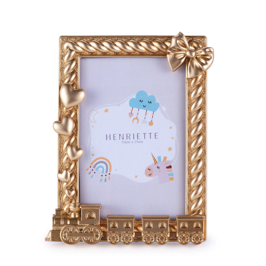 CORNICE TRENINO ENFANT HENRIETTE - in resina - 10x15cm | Adele Chérie