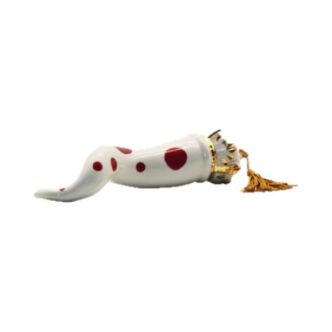 CORNO REGALE POIS SBORDONE PORCELLANE | in porcellana Capodimonte | 18cm
