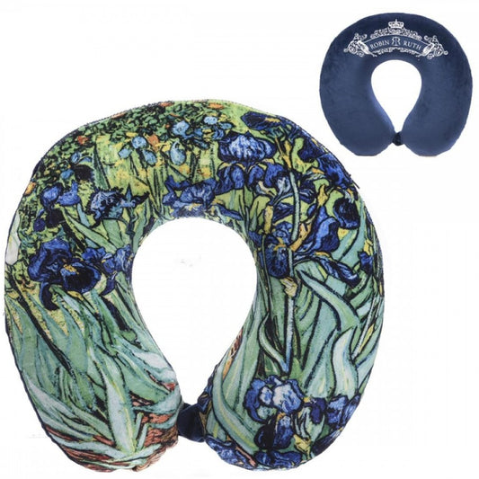 CUSCINO DA VIAGGIO IRIS ENESCO | collezione Van Gogh | 30x30cm