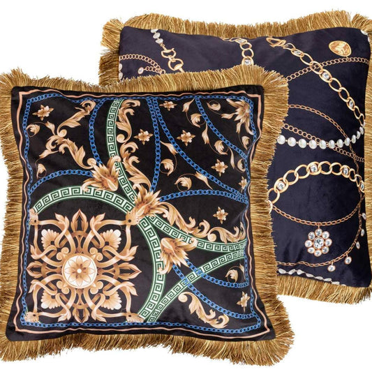CUSCINO VELVET ETHAN CHLOE | in piume d'oca | 45x13x45cm