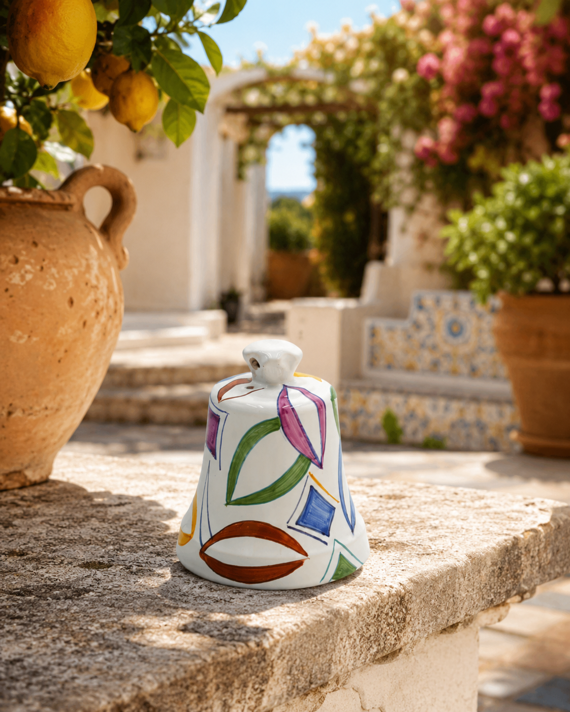 CAMPANA FRAMMENTI SOPHIE MARIAGE | in ceramica | 12cm