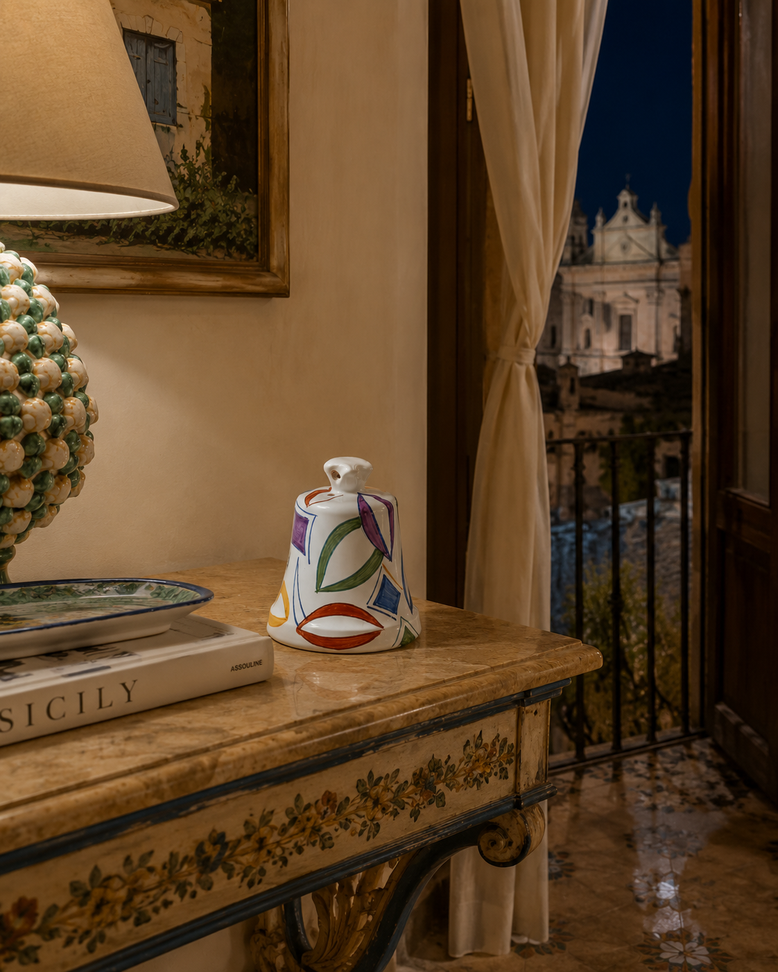 CAMPANA FRAMMENTI SOPHIE MARIAGE | in ceramica | 12cm