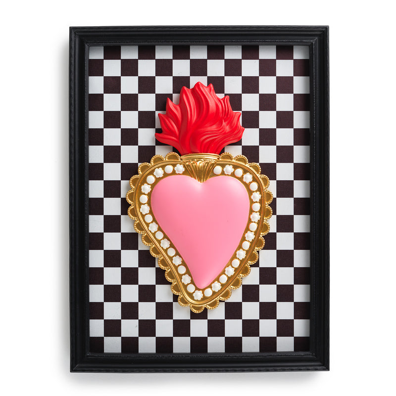 QUADRO TON COEUR HENRIETTE - in resina vari colori - 40x30cm | Adele Chérie