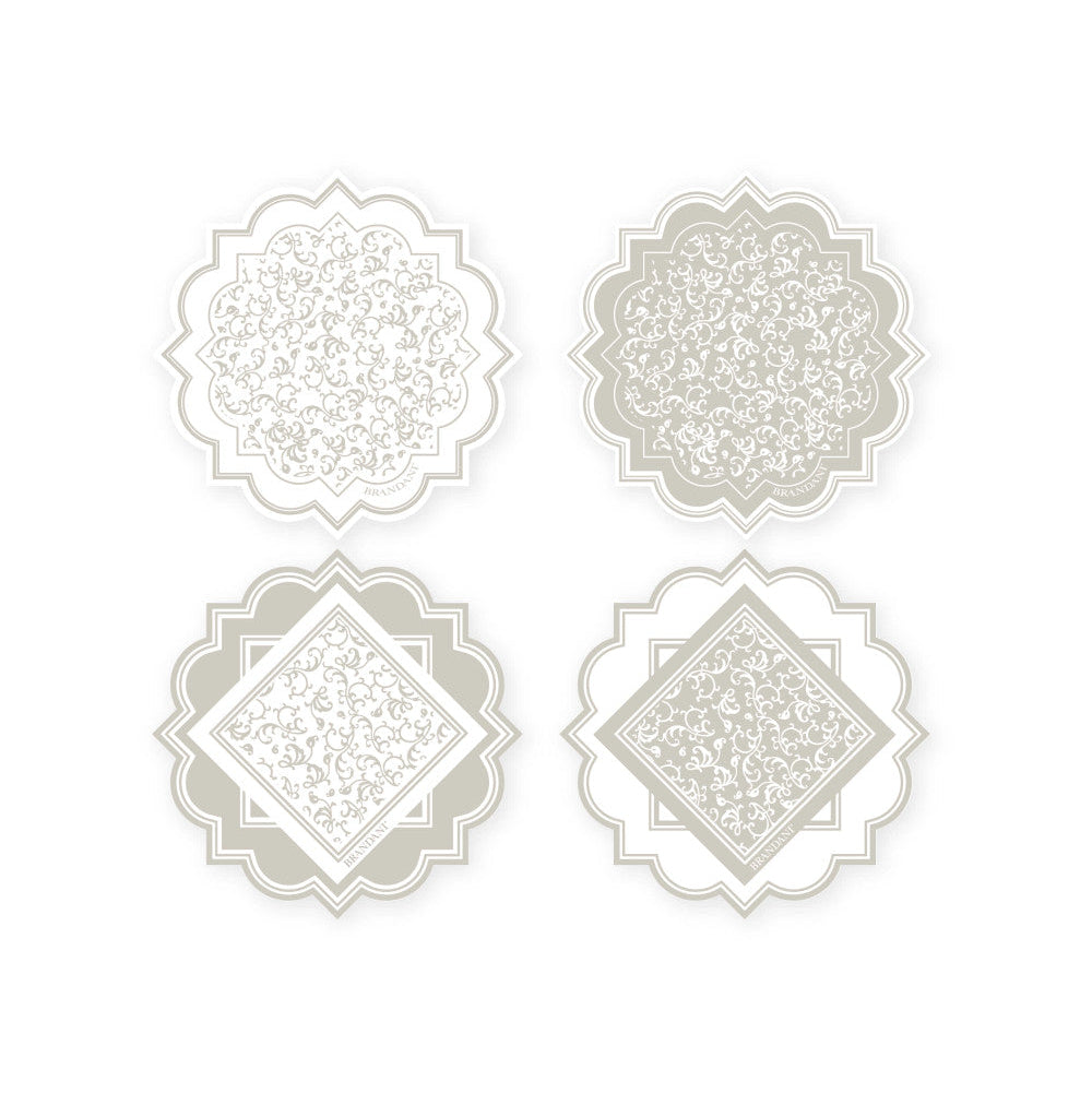 DECORAZIONE RICCIOLI DI FATA BRANDANI - in sughero e ceramica - 4pz | Adele Cherie