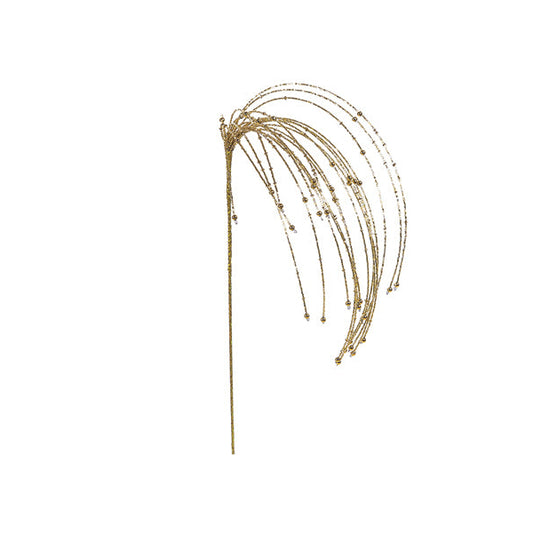 DECORAZIONE SHIMMER BEADS BRUCO |  in metallo | 35x59cm