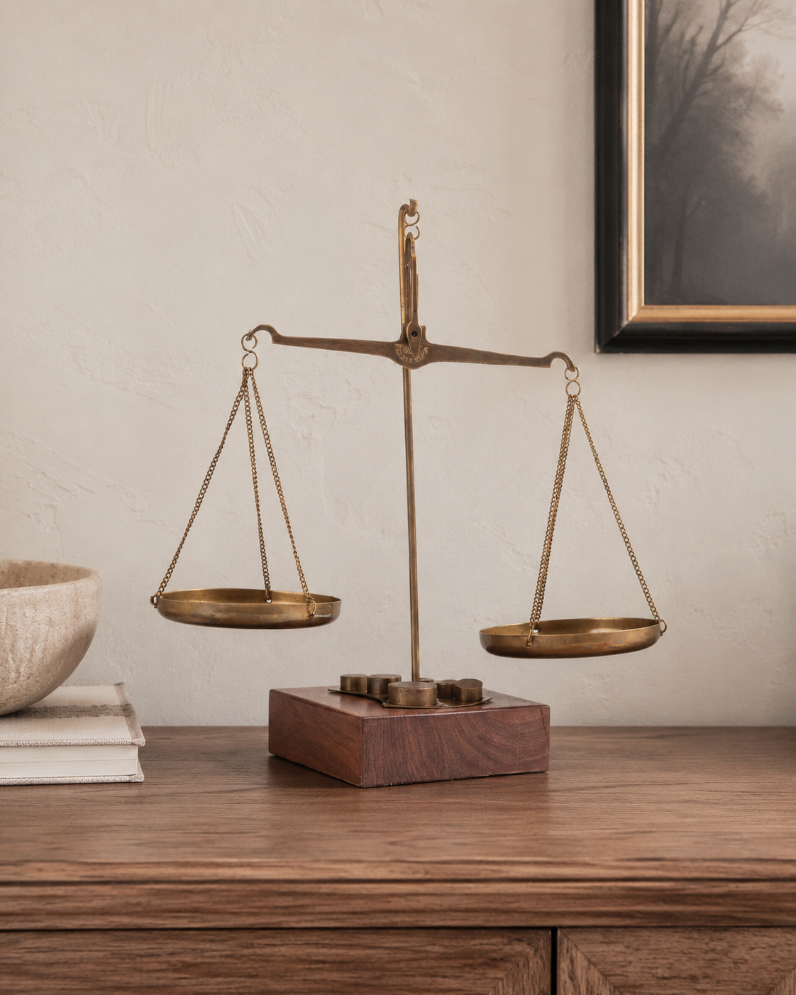 DECORATION SCALES ADVENTURE BIZZOTTO | in wood | 20x8.5x22.5cm