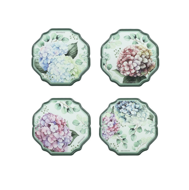 DECORAZIONE FLORA BRANDANI | in sughero e ceramica | 4pz