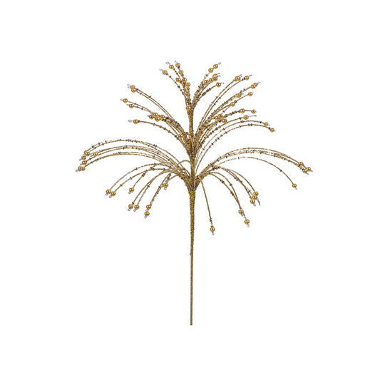 DECORAZIONE FLOWER BEADS&PEARLS BRUCO |  in metallo | 35x55cm