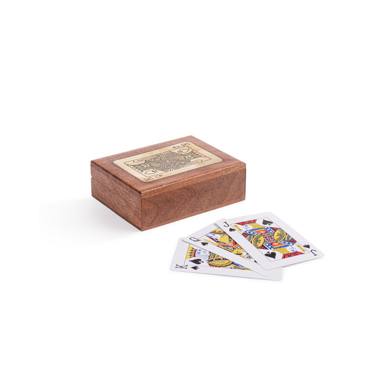 DECORZIONE CARTE FORTUNE - legno - 10,8x8,5x4cm | Adele Chérie