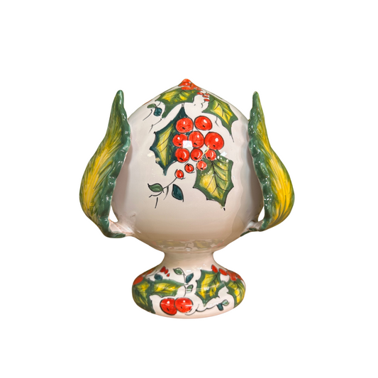 DEMETRA AGRIFOGLIO | Pumo decorato con foglie | varie misure