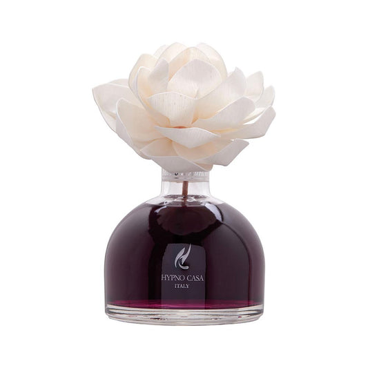 DIFFUSORE DI FRAGRANZA CON FIORE MOSTO D'AUTUNNO HYPNO CASA | in vaso di vetro | varie misure