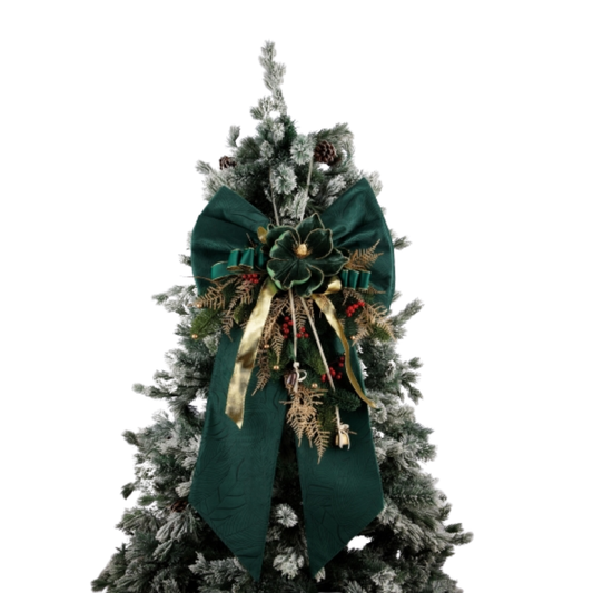 FIOCCO FUORIPORTA VERDE L'INFINITO BOMBONIERE | in velluto | 50x85cm