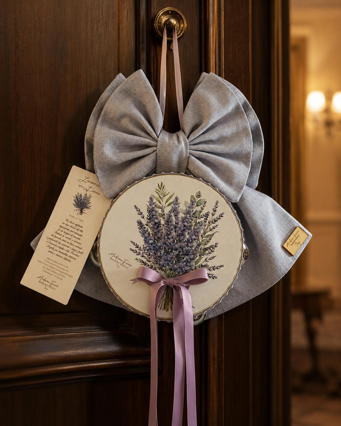 LAVENDER BOW MADAME FIOCCO' | 30cm