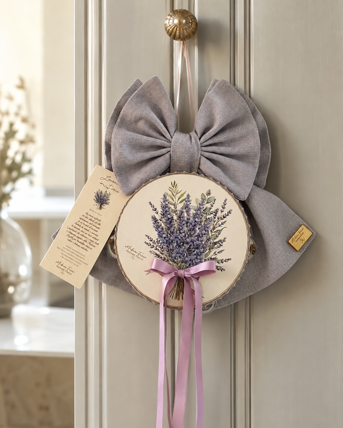 LAVENDER BOW MADAME FIOCCO' | 30cm