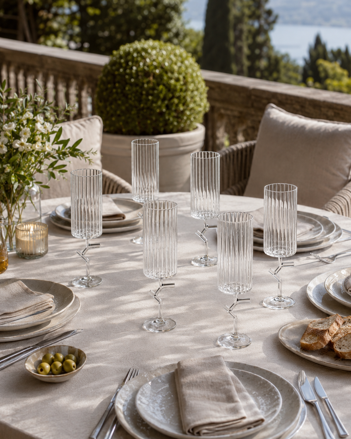 FLUTE AMARANTA ICHENDORF MILANO | in vetro | 6pz