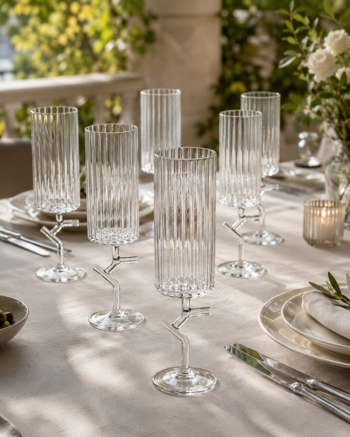 FLUTE AMARANTA ICHENDORF MILANO | in vetro | 6pz