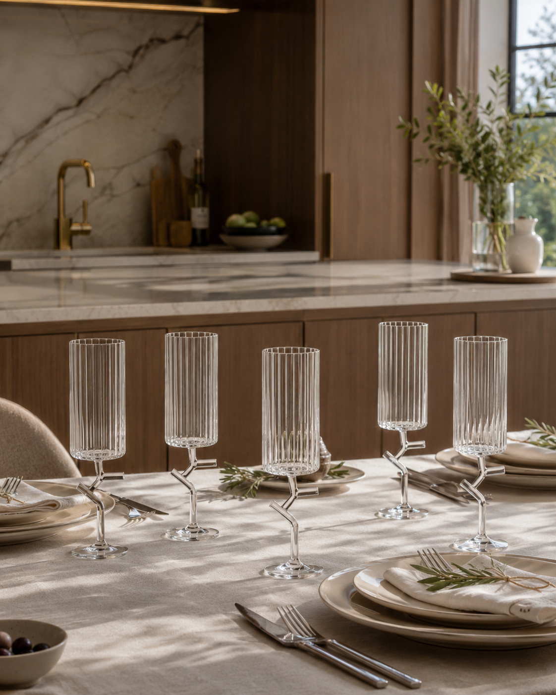 FLUTE AMARANTA ICHENDORF MILANO | in vetro | 6pz
