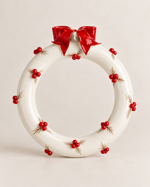 GHIRLANDA SBORDONE | in porcellana | 27cm