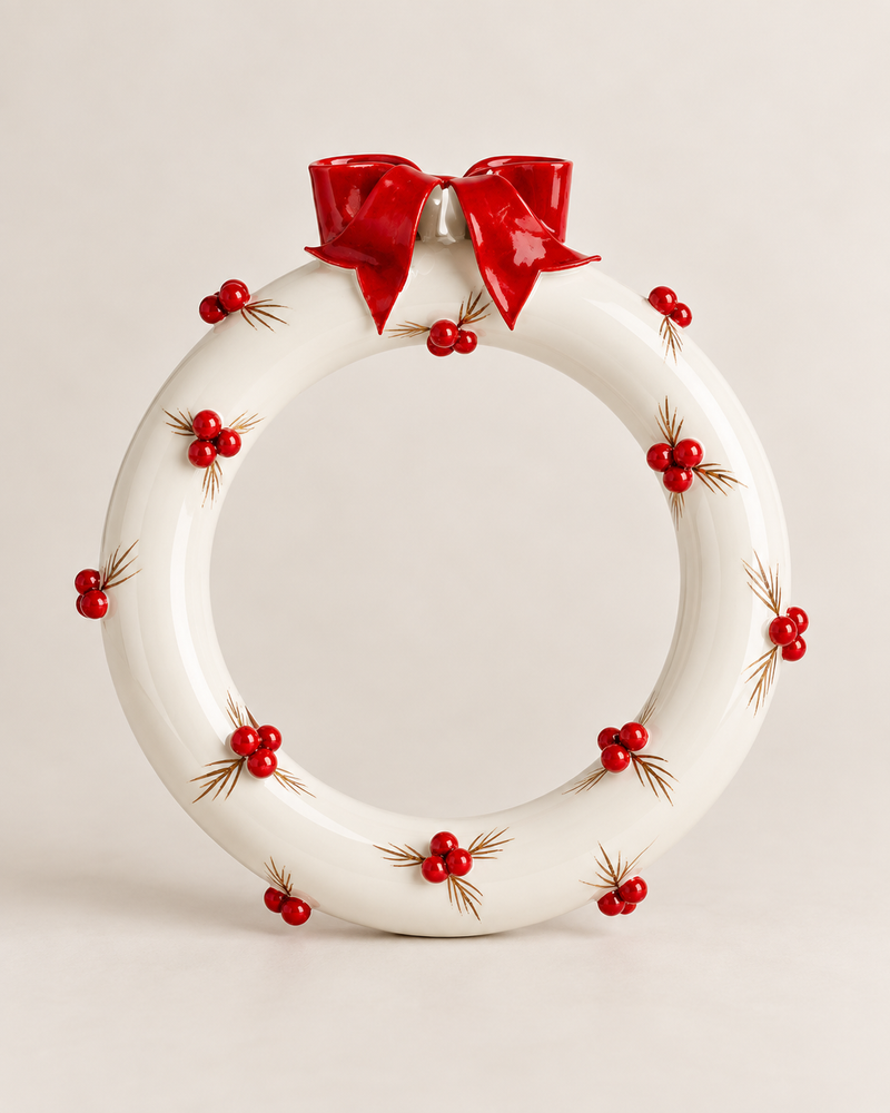 GHIRLANDA SBORDONE | in porcellana | 27cm
