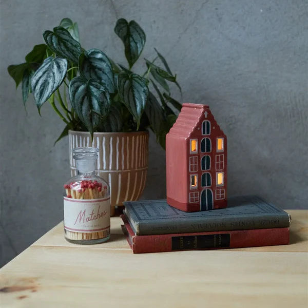 INCENSE HOUSES AMSTERDAM HOUSE PADDYWAX - con incenso e tealight - foto 2 | Adele Chérie