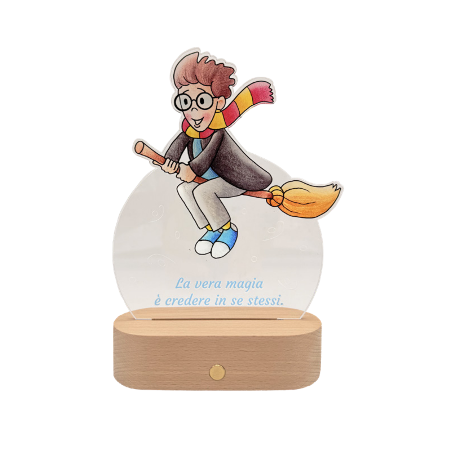 LAMPADA PLEXI "LA VERA MAGIA" ESTEGO - in plex e legno | Adele Chérie