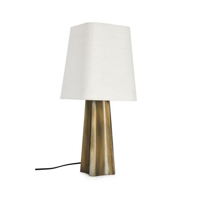 LAMPADA TRIPURA BIZZOTTO - in metallo e cotone - Ø25x61cm | Adele Chérie
