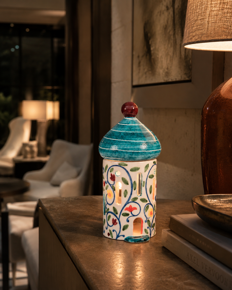LAMPADA CASETTA ARABA TERRE DI SCIROCCO - in ceramica - 34cm | Adele Chérie