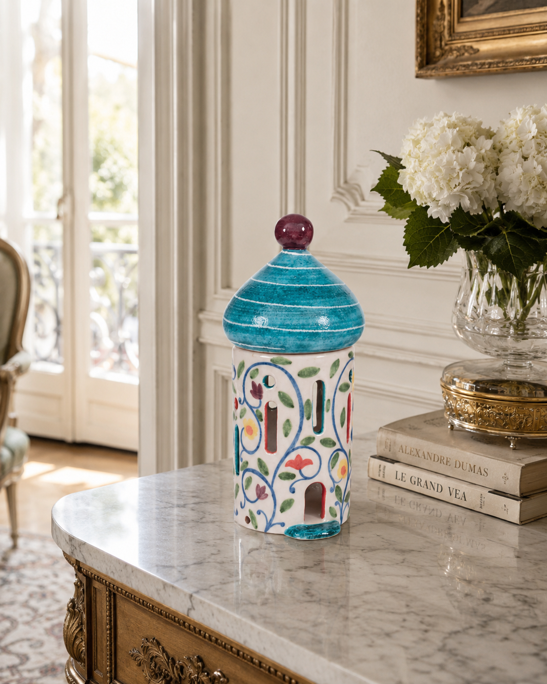 LAMPADA CASETTA ARABA TERRE DI SCIROCCO | in ceramica | 34cm