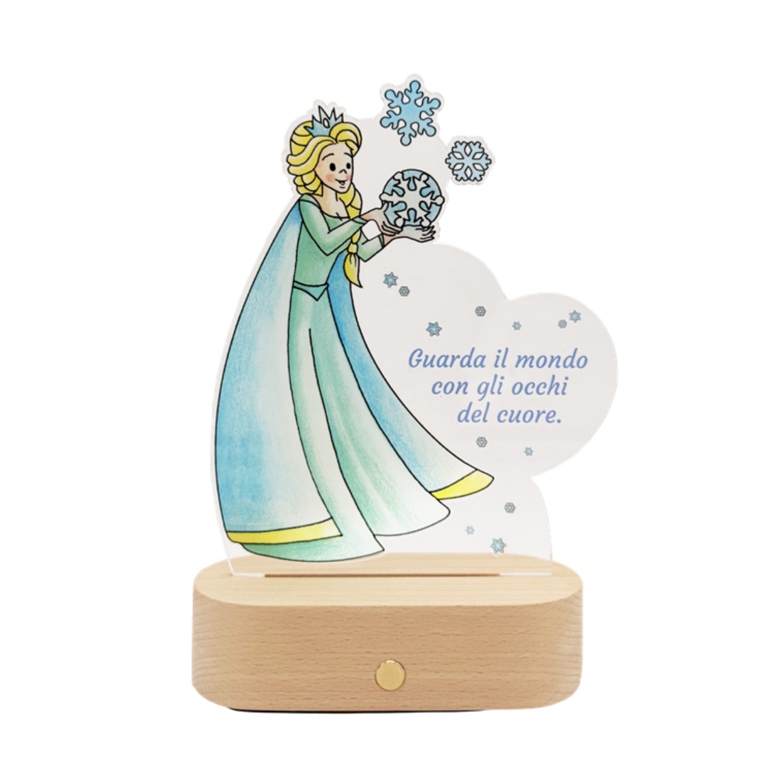 LAMPADA PLEXI "GUARDA IL MONDO" ESTEGO - in plex e legno | Adele Chérie