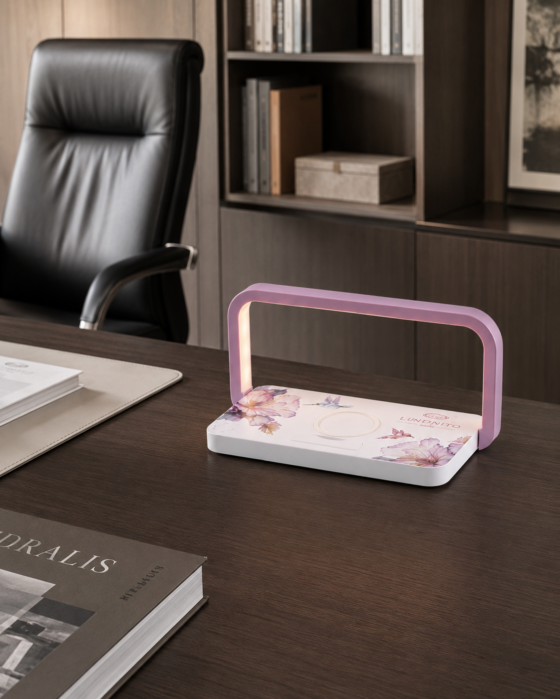 LAMPADA WIRELESS COLIBRÌ L'INFINITO BOMBONIERE  | usb | 21x11x16cm
