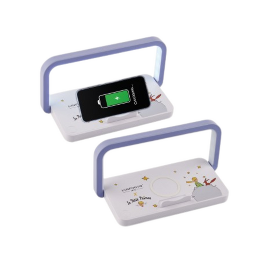 LAMPADA WIRELESS IL PICCOLO PRINCIPE L'INFINITO BOMBONIERE  | usb | 21x11x16cm