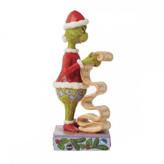 LISTA DEI BUONI/CATTIVI DEL GRINCH DISNEY | in resina | 10x10x22cm