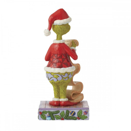 LISTA DEI BUONI/CATTIVI DEL GRINCH DISNEY | in resina | 10x10x22cm