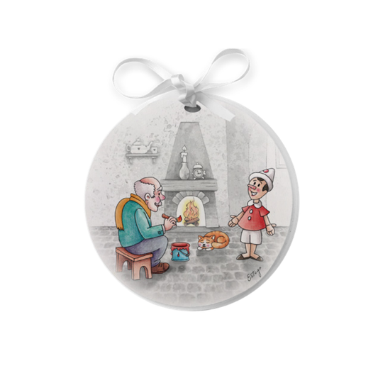 MAGNETE "I MIRACOLI CRESCONO" ESTEGO | in legno | Ø8cm