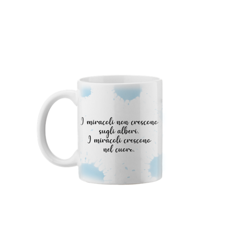 MUG "I MIRACOLI CRESCONO" ESTEGO - in ceramica - 8x10cm | Adele Chérie