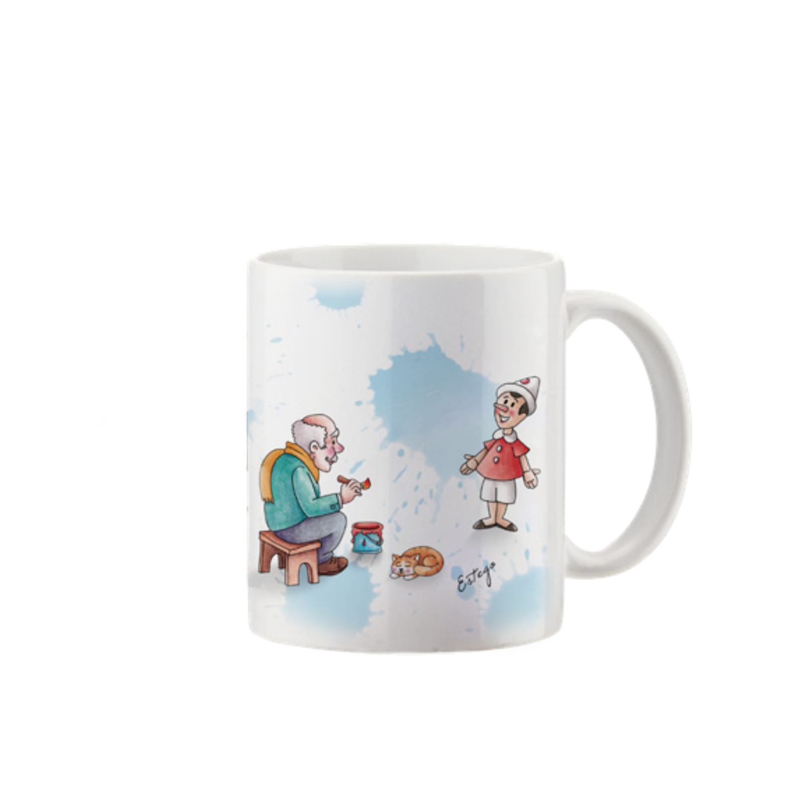 MUG "I MIRACOLI CRESCONO" ESTEGO - in ceramica - 8x10cm | Adele Chérie