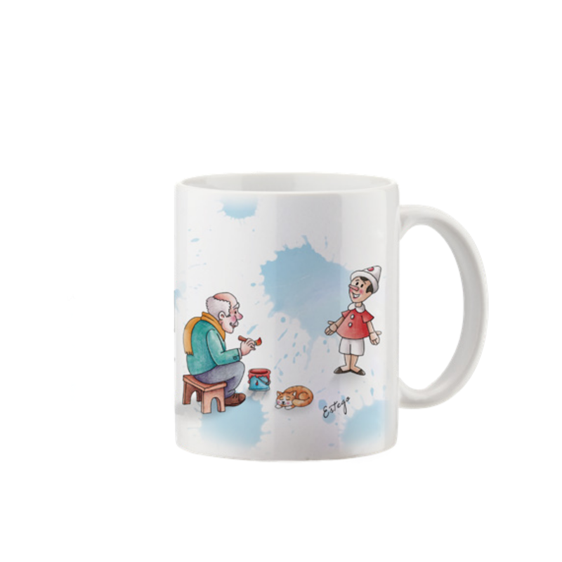 MUG "I MIRACOLI CRESCONO" ESTEGO - in ceramica - 8x10cm | Adele Chérie