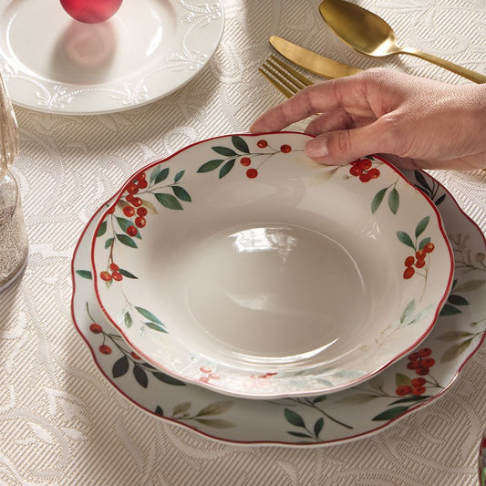 SERVIZIO PIATTI HOLLYBERRY ANDREA FONTEBASSO | in porcellana | 18pz