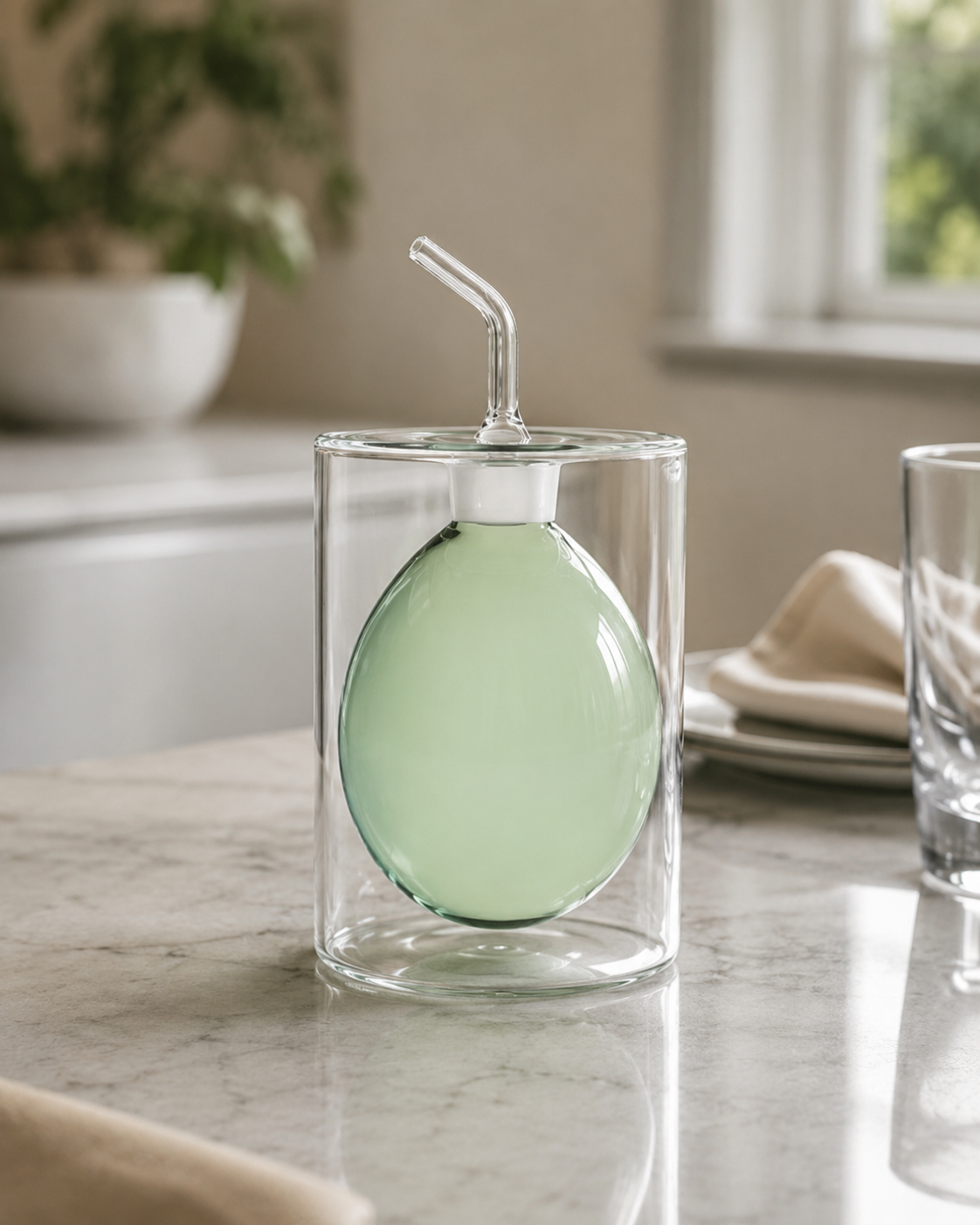 ICHENDORF MILANO CYLINDRICAL OIL BOTTLE | various colored borosilicate glass | 150ml