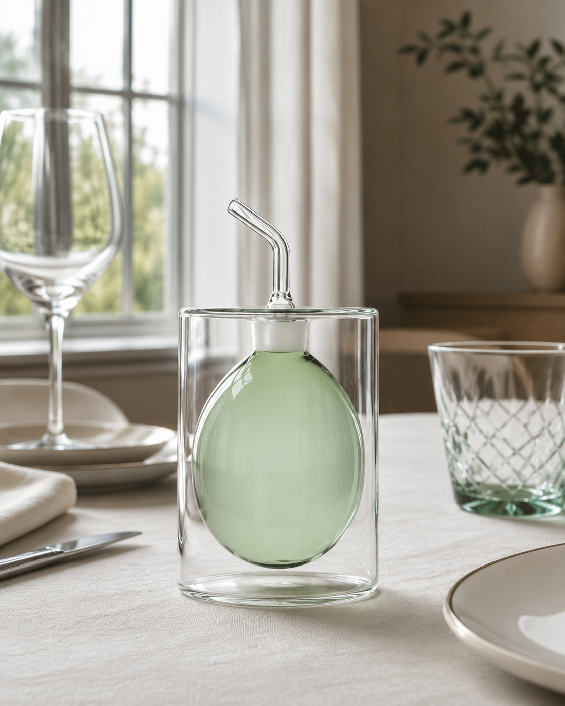 ICHENDORF MILANO CYLINDRICAL OIL BOTTLE | various colored borosilicate glass | 150ml