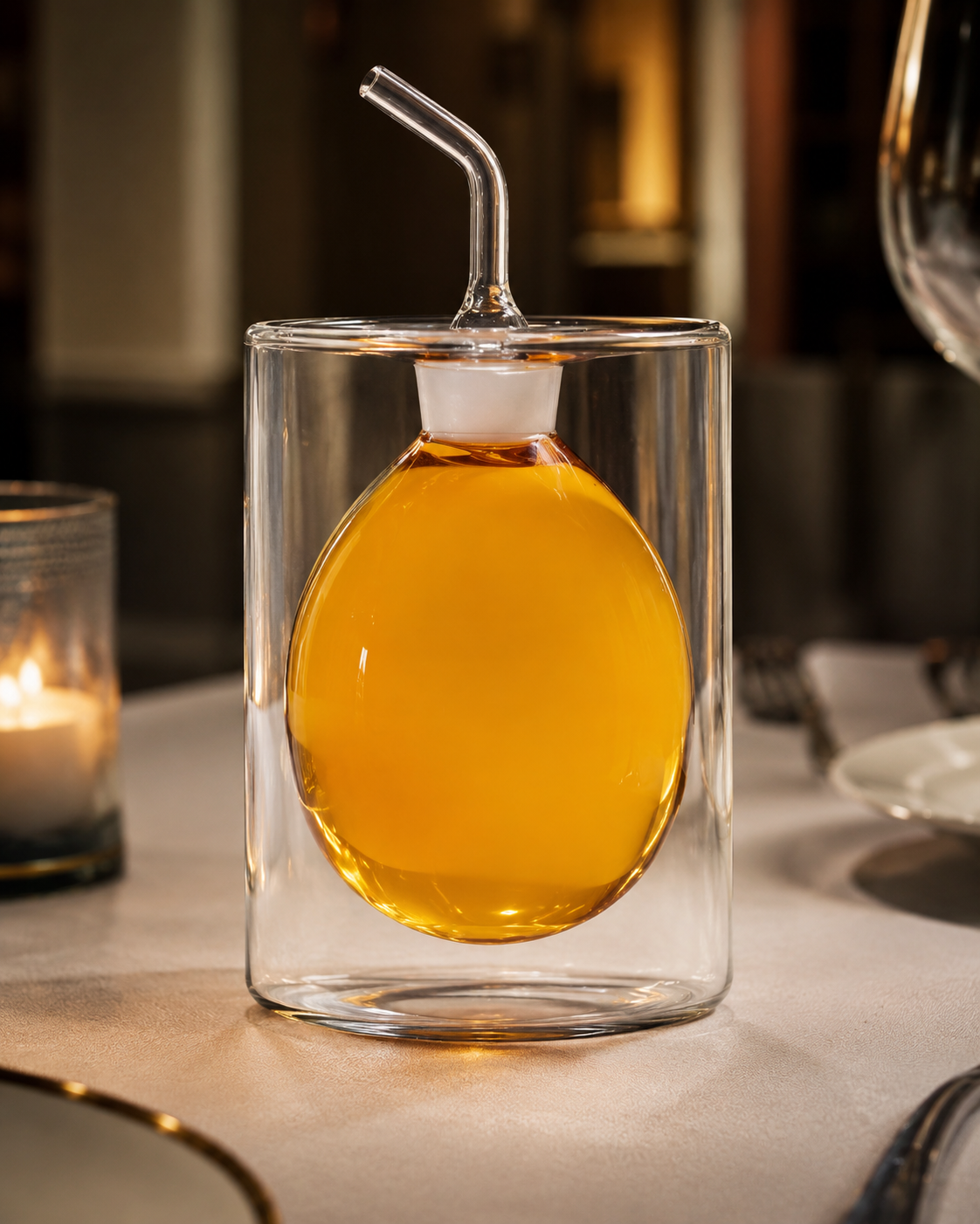 ICHENDORF MILANO CYLINDRICAL OIL BOTTLE | various colored borosilicate glass | 150ml