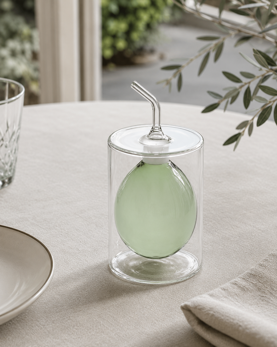 ICHENDORF MILANO CYLINDRICAL OIL BOTTLE | various colored borosilicate glass | 150ml
