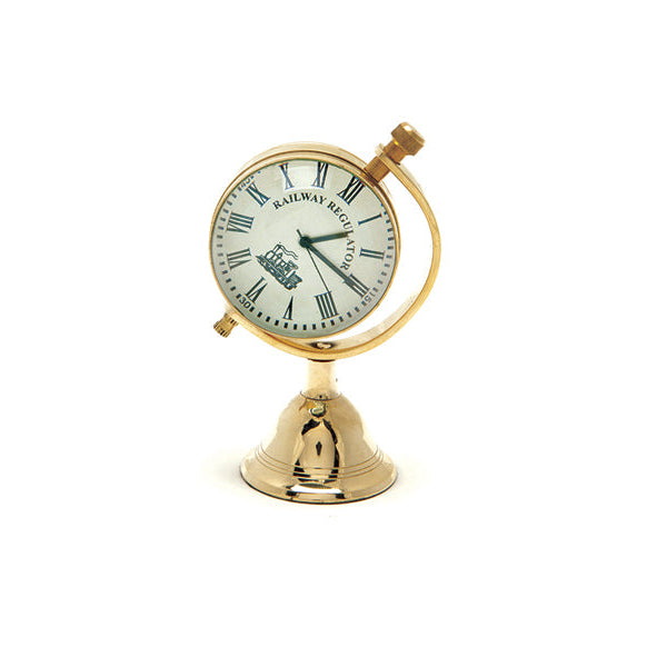 OROLOGIO DA TAVOLO GLOBE BRUCO - in metallo - Ø6x11cm | Adele Chérie