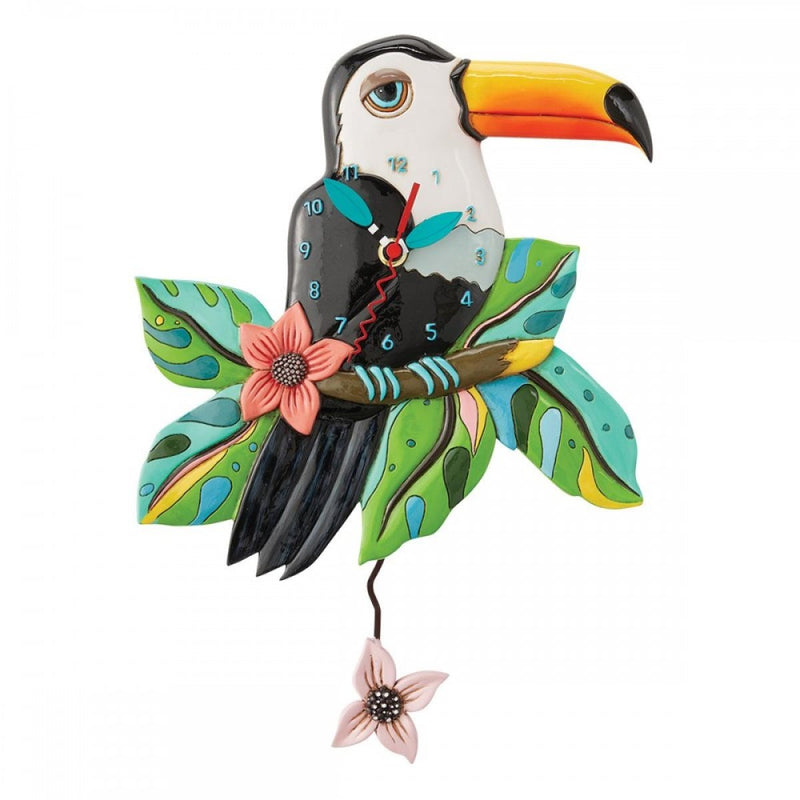 OROLOGIO TUCANO ALLEN DESIGNS - in resina con pendolo - 28x25cm | Adele Chérie