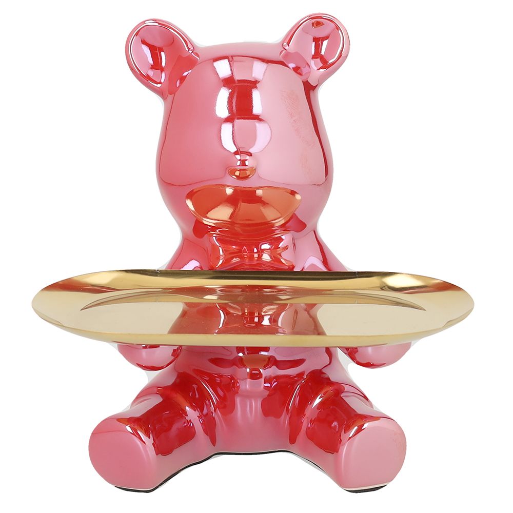 ORSO VASSOIO ANDREA FONTEBASSO - in ceramica vari colori - 19cm - foto 3 | Adele Chérie