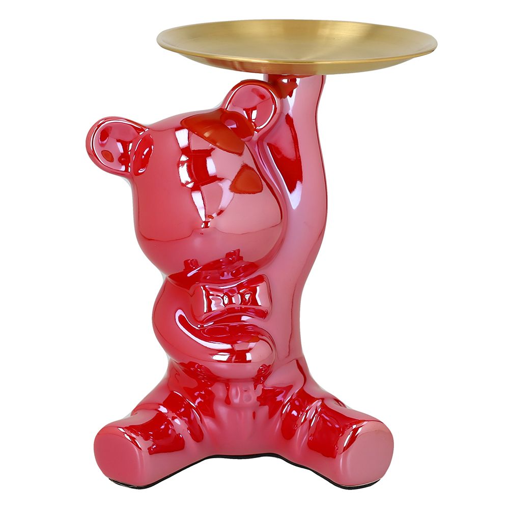 ORSO VASSOIO ANDREA FONTEBASSO - in ceramica vari colori - 21cm - foto 3 | Adele Chérie