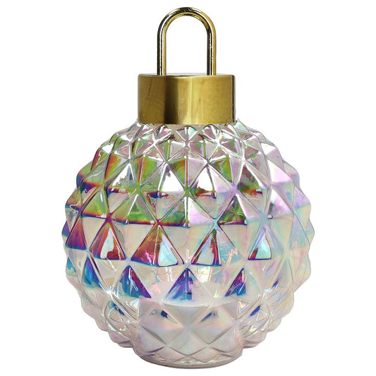 PALLA GIREVOLE ANDREA FONTEBASSO | in vetro con led |  30cm